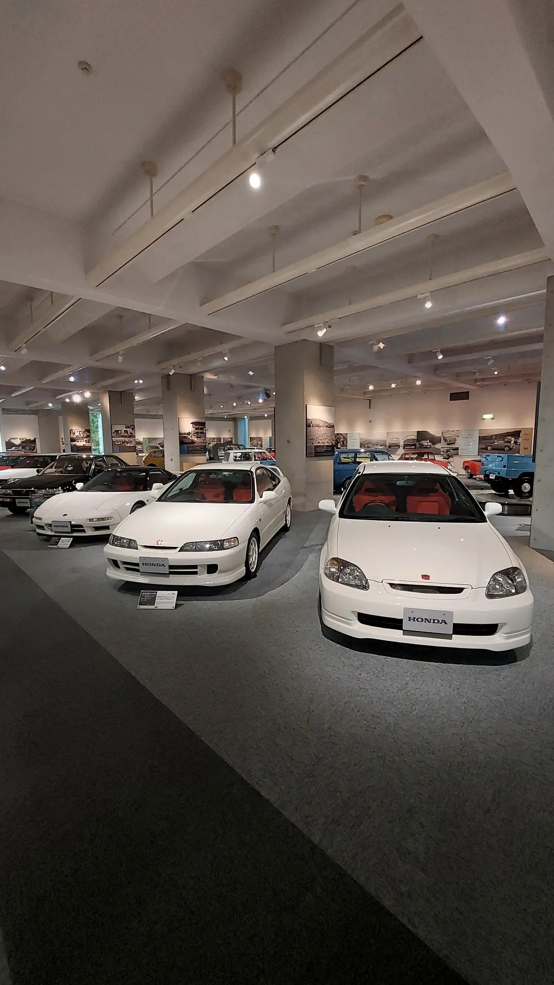 Honda Type R lineup at the Honda Collection Hall