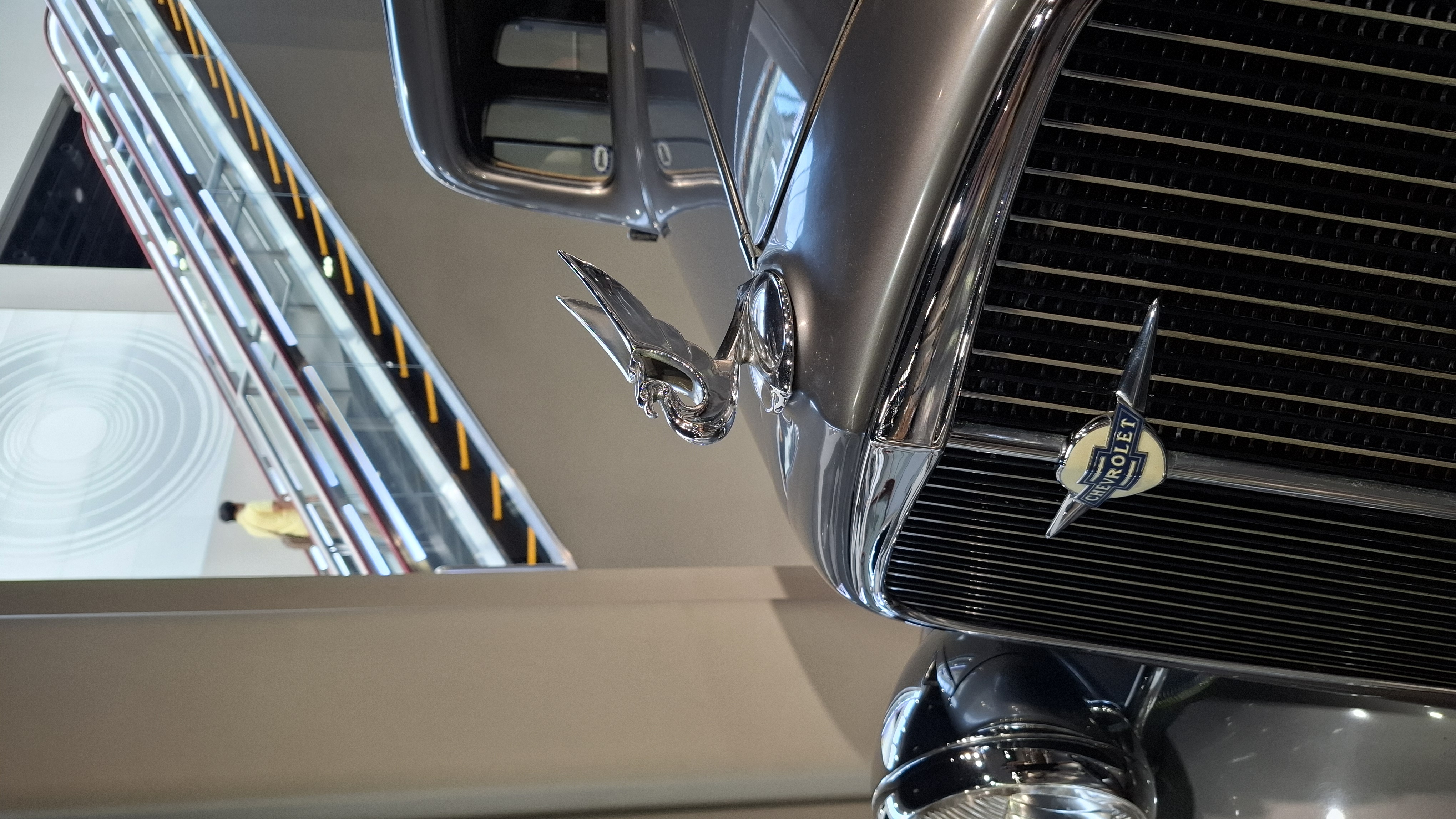 Chrysler Airflow winged hood ornament, the car that proved streamlining worked
